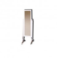 Зеркало Глория-8 напольное (белый лак)