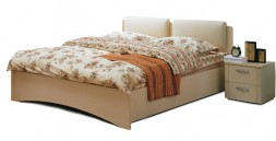 Кровать Мелисса с мягкой спинкой 1600 мм