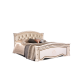 Кровать Карина-3 с подъемным механизмом и мягким элементом, цвет: бежевый